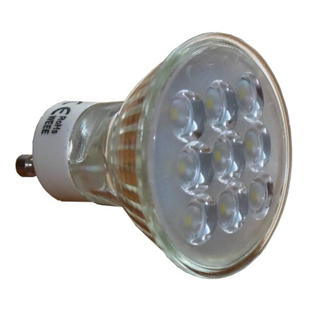  3W GU10 LED-kohdevalaisimet 9 SMD 2835 3000 lm Lämmin valkoinen / Kylmä valkoinen AC 220-240 V