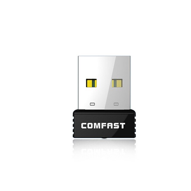  comfast® 150mbps cf-wu712p super mini usb placa de rede sem fio com o botão WPS