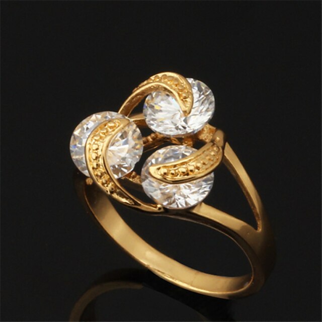  u7 роскошь кольцо 18k коренастый позолоченные высокого qualiry женщин