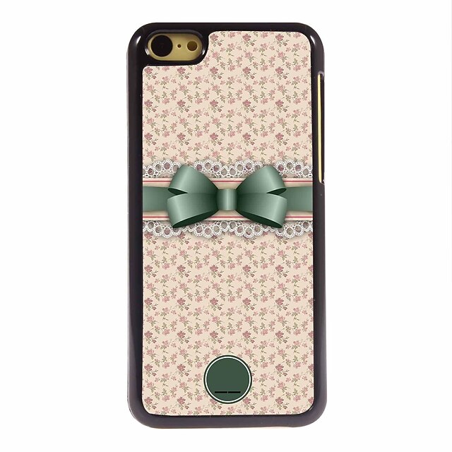  personalisiertes Geschenk reizender Bowknot und Blumen Design-Metallkasten für iphone 5c