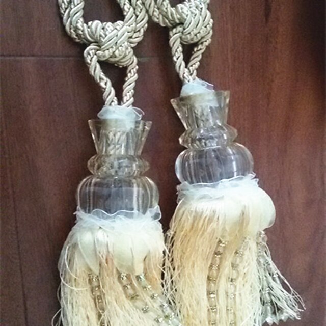  Gelb Polyester Tassel (One Pair)