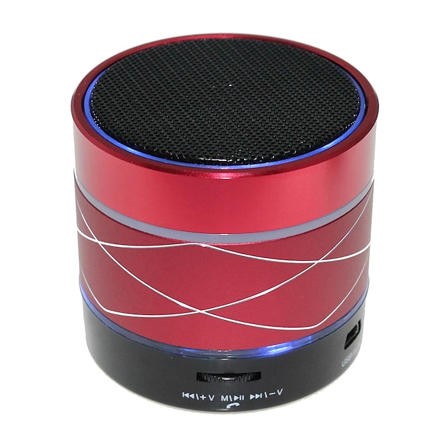  Mini Portable Support Memory card Bluetooth 3.0 3.5mm AUX USB Wireless bluetooth speaker Gold Black Red Blue Pink