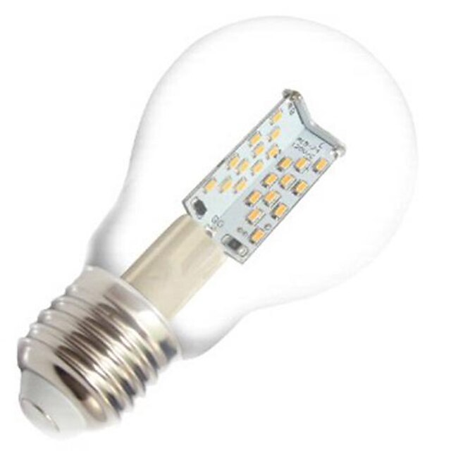  E26/E27 LED-bollampen A60(A19) 81 COB 400 lm Warm wit Dimbaar / Decoratief AC 220-240 V