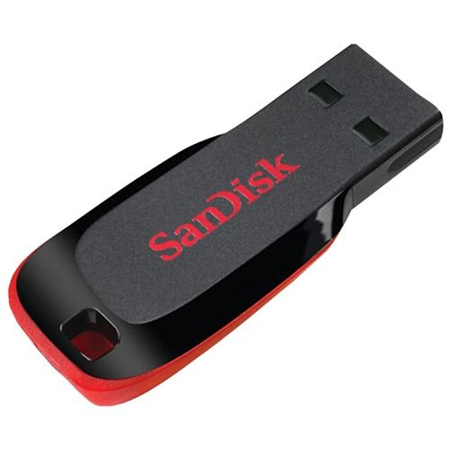  SanDisk 64 Гб флешка диск USB USB 2.0 пластик Без шапочки-основы / Компактный размер