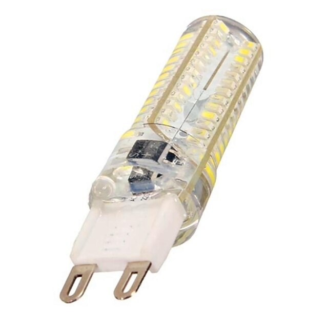  600lm G9 LED лампы типа Корн T 104 Светодиодные бусины SMD 3014 Холодный белый 220-240V