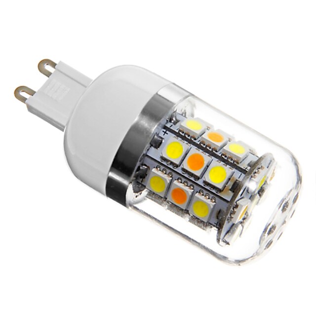  LED лампы типа Корн 280 lm G9 T 31 Светодиодные бусины SMD 5050 Естественный белый 220-240 V