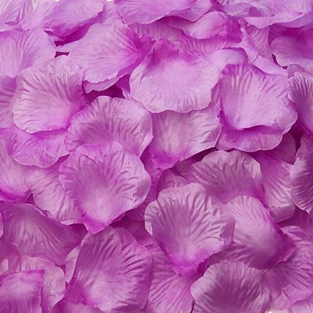  roxo pétalas de rosa decoração da mesa (conjunto de 100 pétalas)