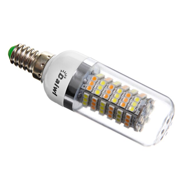  E14 G9 GU10 E26/E27 LED-kornpærer T 120 SMD 3528 420 lm Naturlig hvit AC 220-240 V