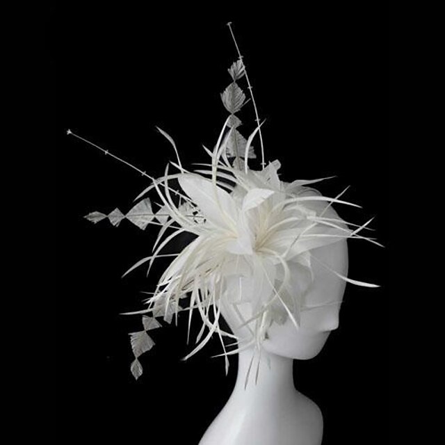  Crystal / Feather / Fabric Tiaras / Fascinators with 1 Wedding / Special Occasion / Party / Evening Headpiece