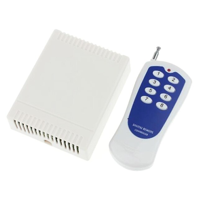  12V 8-Kanal Wireless Remote Power Relay-Modul mit Fernbedienung (DC28V-AC250V)