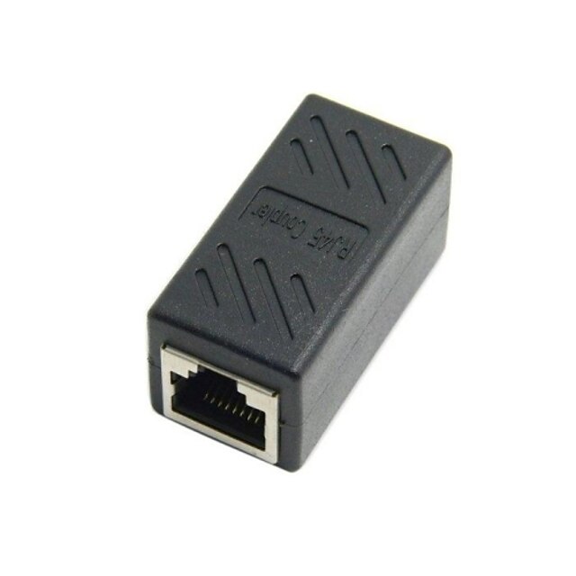  cat6 rj45 femelle à femelle adaptateur d'extension de câble réseau connecteur Ethernet LAN avec bouclier