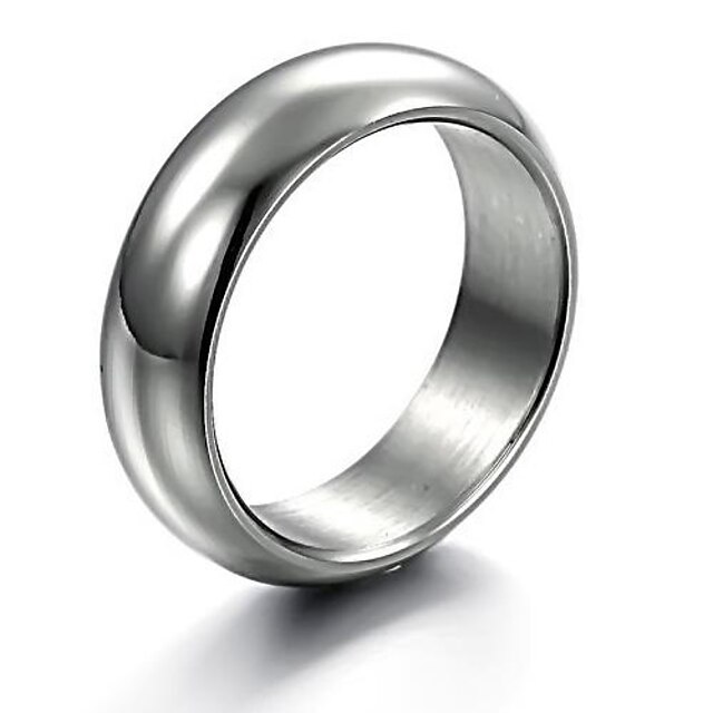  טבעת הטבעת For בגדי ריקוד גברים מתנות חג מולד מפלגה חתונה פלדת טיטניום סגסוגת