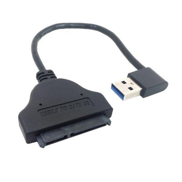 90 Degree Right Angled USB 3.0 to SATA 22 Pin 2.5