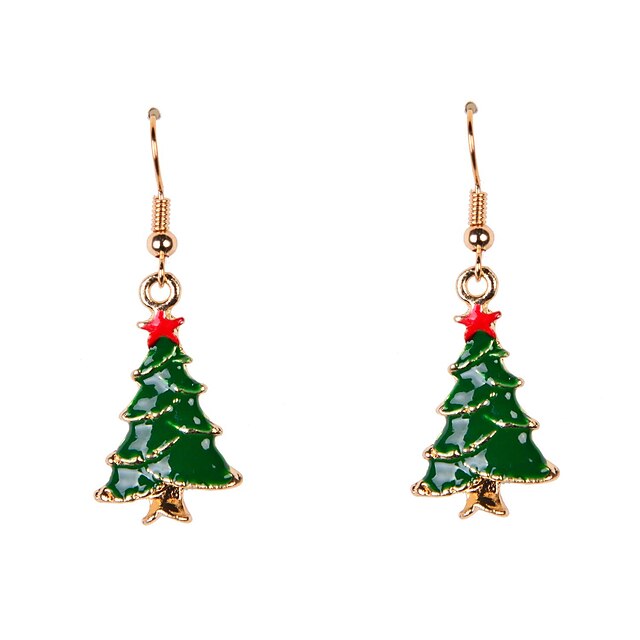  Women's Drop Earrings Cute Christmas Earrings Jewelry For Party Daily Casual Sports