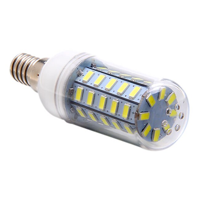  3.5 W Becuri LED Corn 250-300 lm E14 T 48 LED-uri de margele SMD 5730 Alb Natural 220-240 V