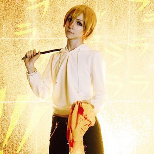  Cosplay Parykker Cosplay Masaomi Kida Anime Cosplay Parykker 35cm CM Varmeresistent Fiber Herre