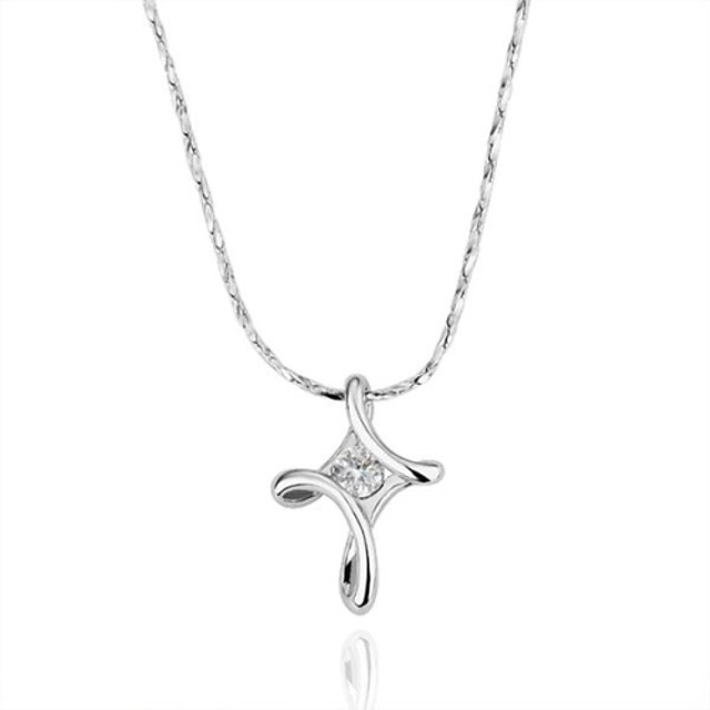 18krgp silver necklace