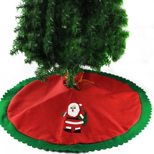  1set Santa שטיחון לעץ חג המולד מודרני, חדשני Party, קישוטים לחג קישוטי חג