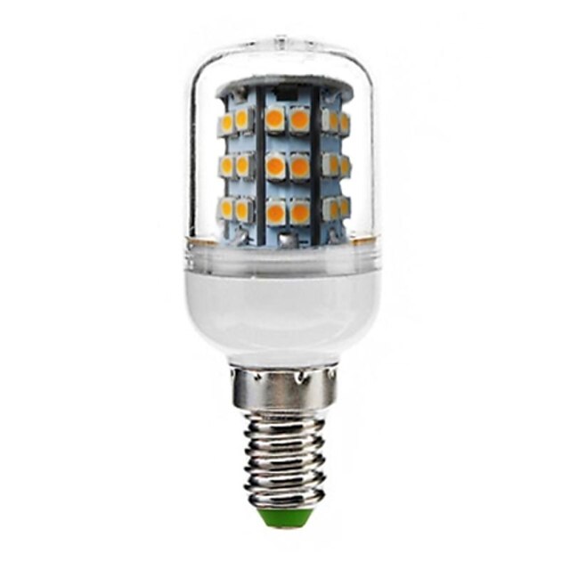  Becuri LED Corn 180 lm E14 T 48 LED-uri de margele SMD 3528 Decorativ Alb Cald 220-240 V / RoHs
