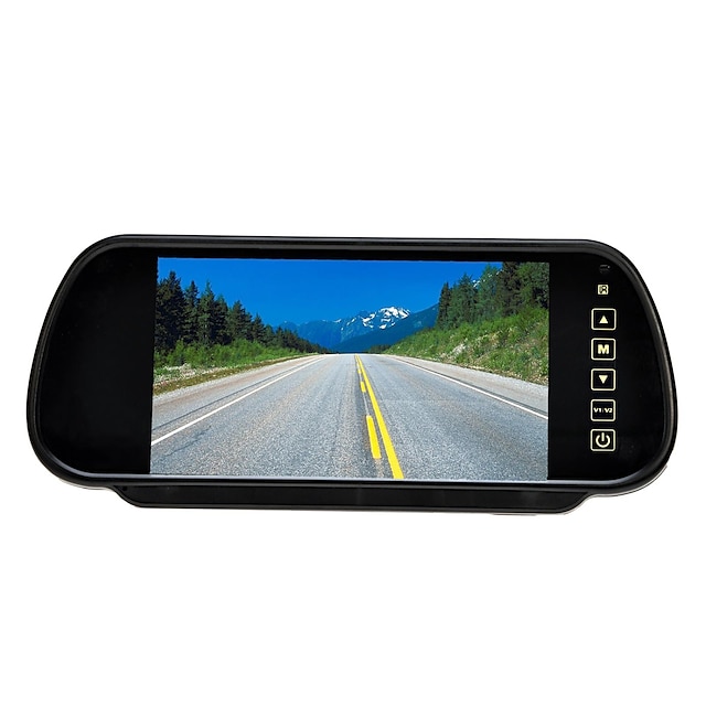  ЖК-экран, Зеркало монитор + камера заднего вида для парковки с функцией ночного видения, для автомобилей
