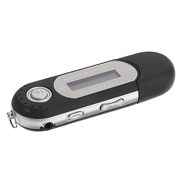  4gb kannettava mp3-soitin FM-toiminto / USB 2.0 (musta)