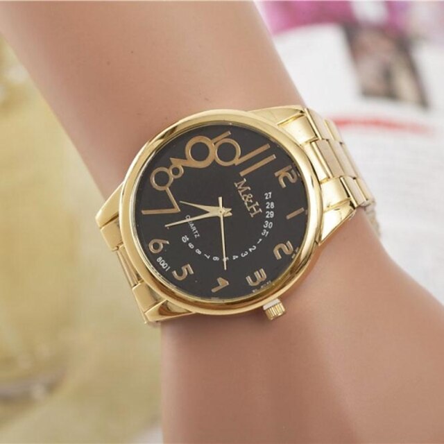  Women's Fashion Watch Gold Watch Analog Quartz Ladies / One Year