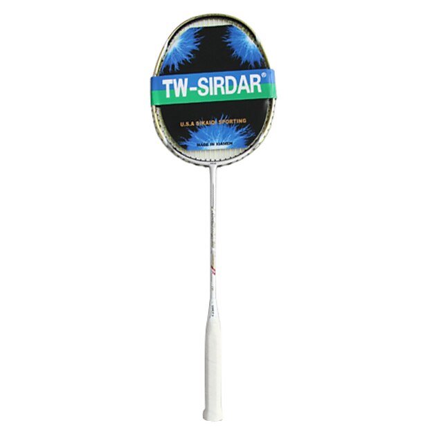  SIRDAR Bright White Carbon Fiber Badminton Racket