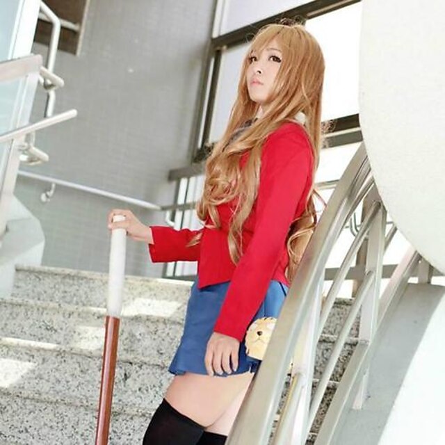  Cosplay Taiga Aisaka Cosplaypruiken Dames 36 inch(es) Hittebestendige vezel Anime pruik / Pruiken / Pruiken