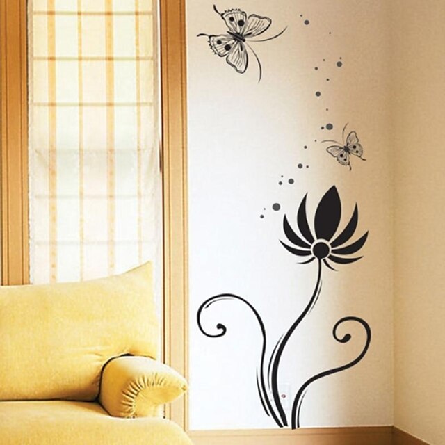  Still Life Shapes Florals Cartoon Fantasy Botanical Wall Stickers Plane Wall Stickers Decorative Wall Stickers, Vinyl Home Decoration