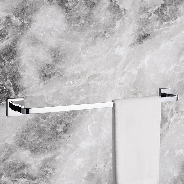  Towel Bar Cool Contemporary Brass 1pc - Bathroom / Hotel bath 1-Towel Bar Wall Mounted