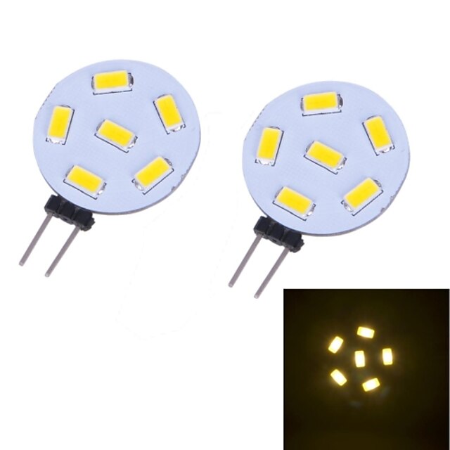  G4 LED Bi-pin Lights 12 leds SMD 5730 Warm White 230lm 3000~3500K DC 12V 