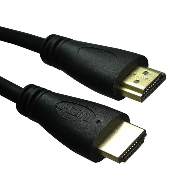  lwm ™ premium höghastighets HDMI-kabel 1.5ft 0.5m hane till hane v1.4 för 1080p 3d hdtv ps3 xbox bluray dvd