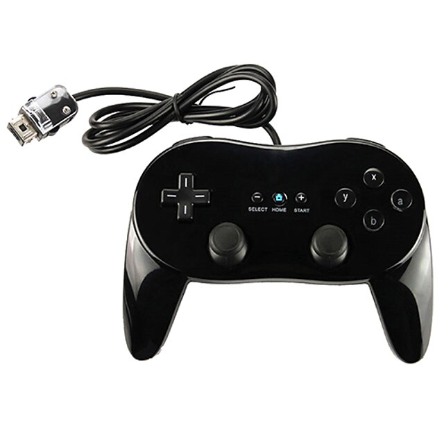  Wired Game Controller For Wii U / Wii ,  Portable / Slim / Novelty Game Controller Metal / ABS 1 pcs unit