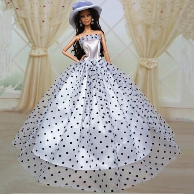 Verschiedene Stil  Prinzessin Puppe Kleid Abend Party Kleid für Puppen 