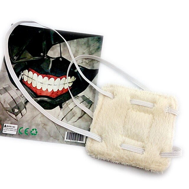  Masker geinspireerd door Tokyo Ghoul Cosplay Anime Cosplayaccessoires Masker Fleece Voor heren nieuw Halloween outfits