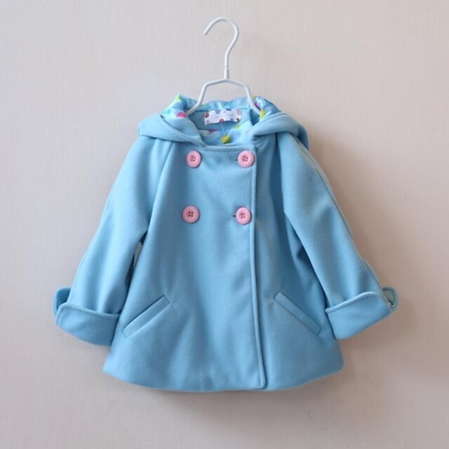  Girl's Cashmere/Cotton Jacket & Coat , Winter/Spring/Fall Long Sleeve