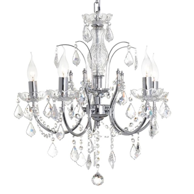  QINGMING® Traditional / Classic Chandelier Uplight - Crystal, 110-120V 220-240V Bulb Not Included