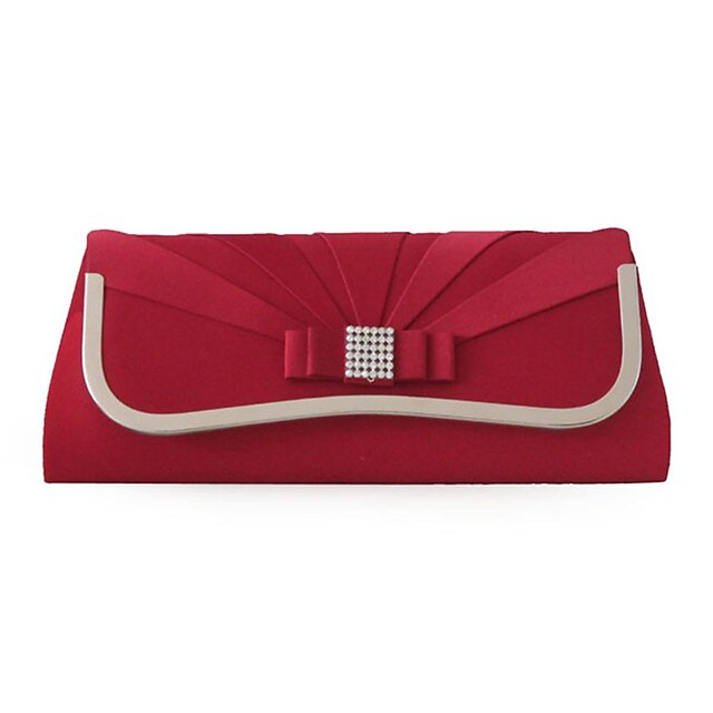 Silk Wedding / Special Occasion Clutches / Evening Handbags with Rhinestones (More Colors)