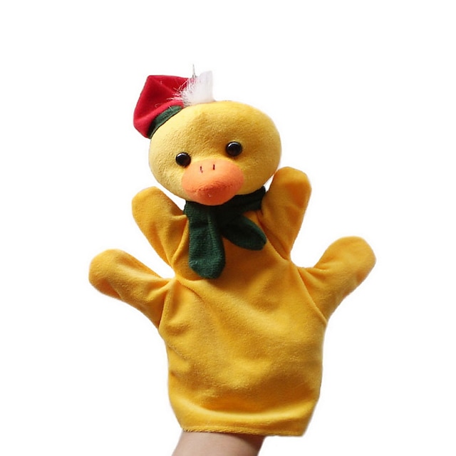  Finger Puppets Puppets Hand Puppet Duck Cute Novelty Lovely Textile Plush Imaginative Play, Stocking, Great Birthday Gifts Party Favor Supplies Boys' Girls'