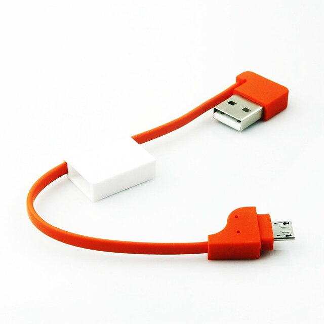  Micro USB 2.0 USB 2.0 Προσαρμογέας καλωδίου USB Κανονικό Καλώδιο Για ABS