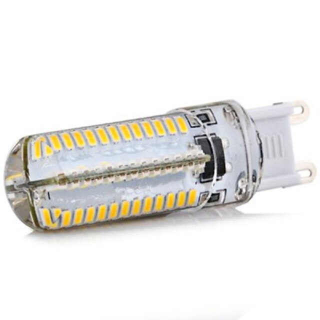  1pc 1 W LED-maïslampen 600 lm G9 T 104 LED-kralen SMD 3014 Warm wit 110-130 V