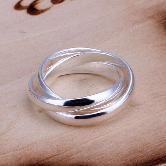  Women's Ring - Copper, Silver Plated Fashion 6 / 7 / 8 For Wedding / Party / Daily
