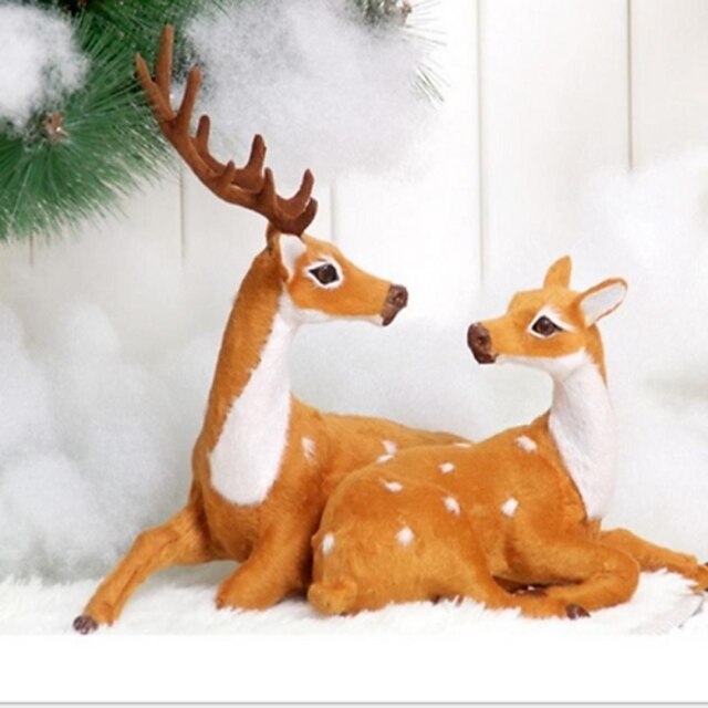  1 stück feiern dekoration geschenk weihnachten paare deer ornamente