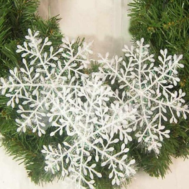  Decoratiuni de vacanta Fulg zăpadă Ornamente Petrecere / Novelty / Crăciun 1set