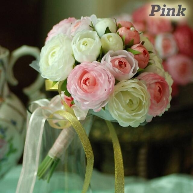  Fleurs de mariage Bouquets Mariage Fête / Soirée Soie Coton 25cm