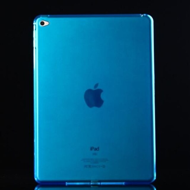  Case Kompatibilitás Apple Átlátszó Fekete tok Egyszínű TPU mert iPad Air 2
