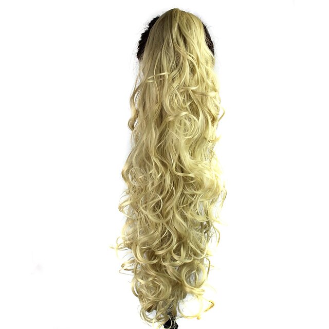  Ponytails Synthetic Hair Hair Piece Hair Extension Curly / Classic / Kinky Curly Daily / Blonde