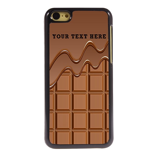  персонализированные телефон случае - шоколад дизайн корпуса металл для iPhone 5с