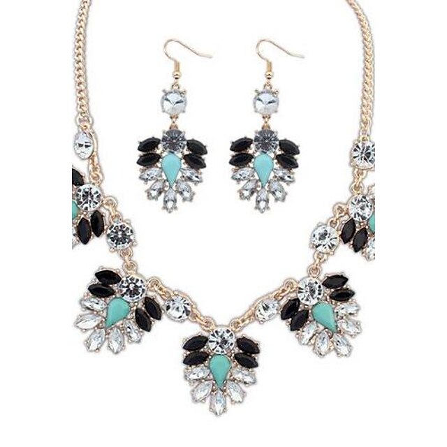  женская мода мило алмаз богема комплект ожерелья
