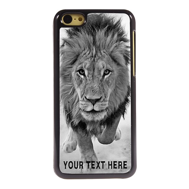  gepersonaliseerde telefoon case - wilde leeuwen ontwerp metalen behuizing voor de iPhone 5c